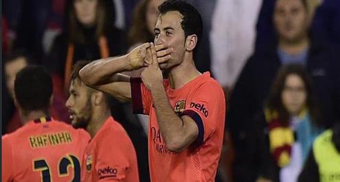 بوسكيتس يمدد عقده مع برشلونة حتى 2019